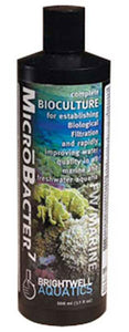 Brightwell Aquatics - MicroBacter7 - Complete Bioculture for Marine and FW Aquaria 250mL / 8.5oz
