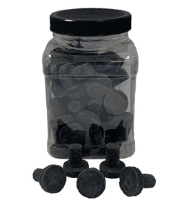 ReefH2O Bulk Ceramic Frag Plug Black 50 Count Jar