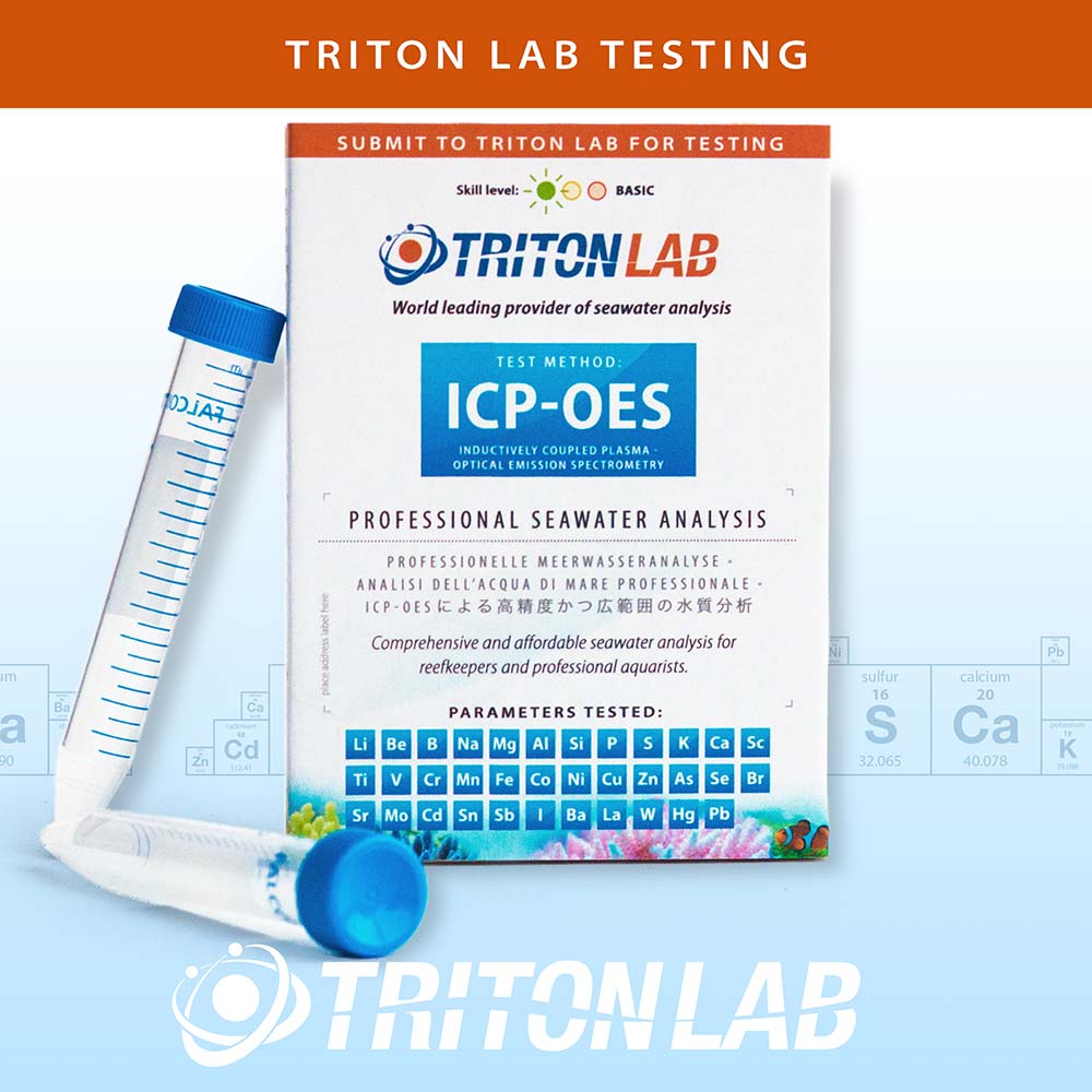 Triton Labs - ICP-OES Seawater Analysis Test Kit - 1-Pack